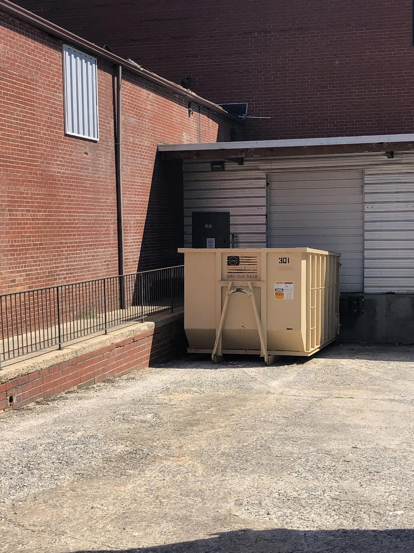 Long Term with a 1776 dumpster