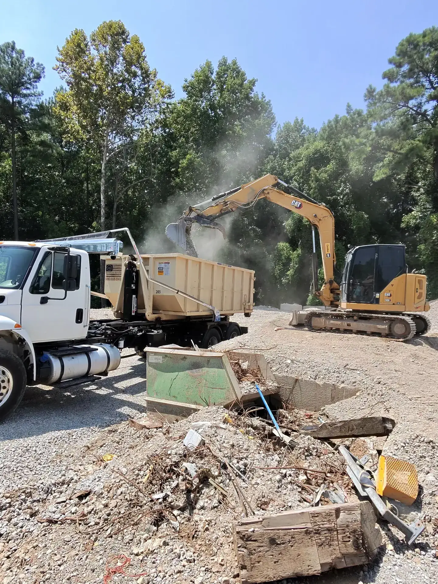 Demolition Projects with a 1776 dumpster
