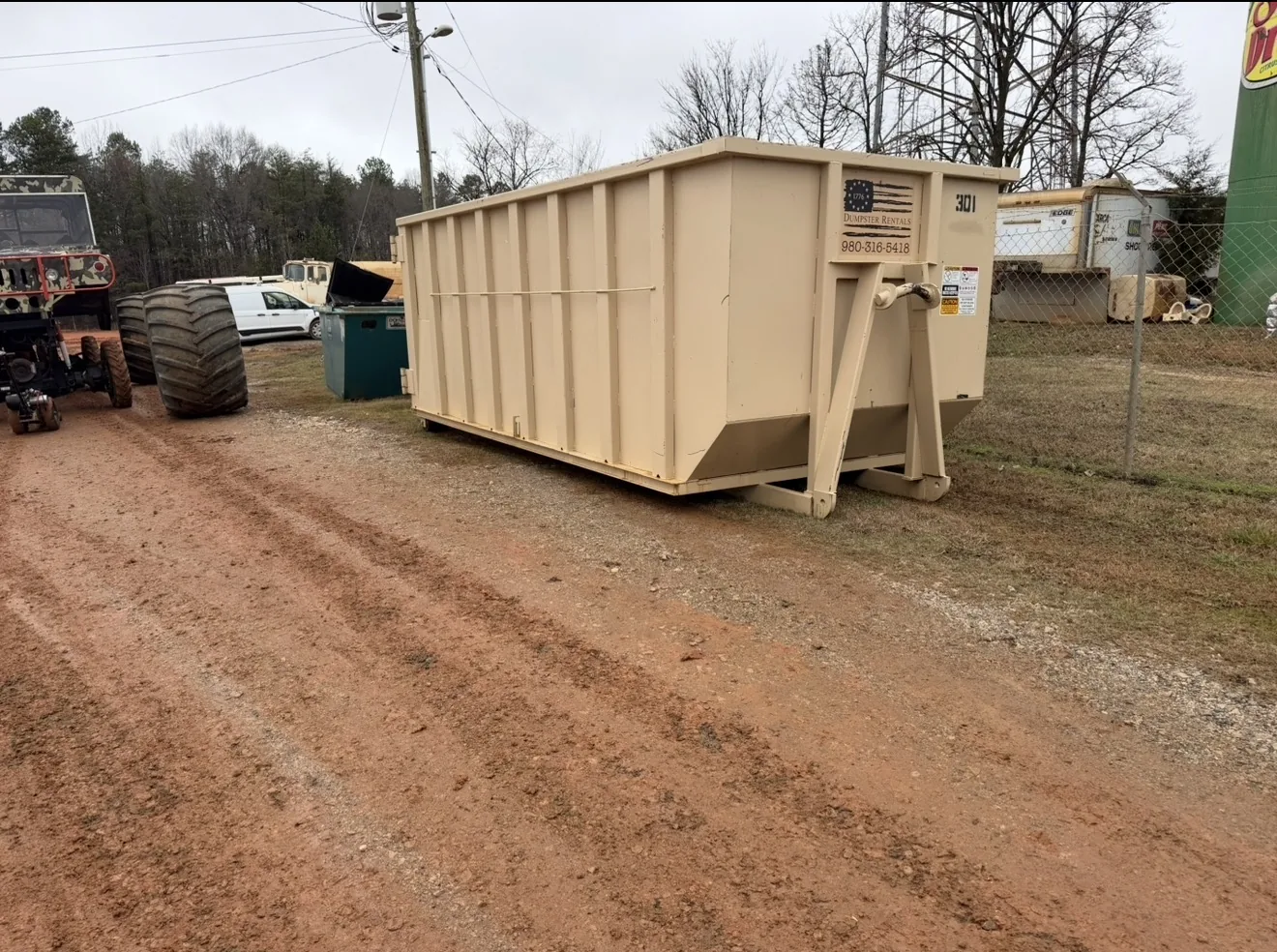 1776 Dumpster Rentals roll-off containers